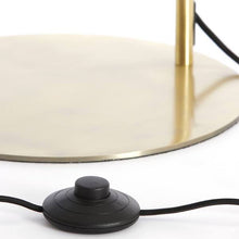 Cargar imagen en el visor de la galería, Lámpara de pie metal bronce vidrio ahumado Ø30x160 cm E27 -LLLP0067

