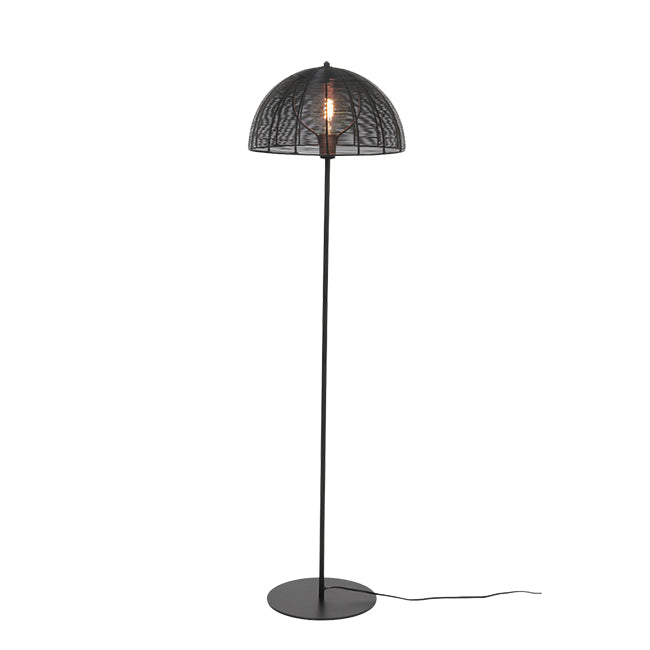 Lampara de pie 40x141cm negro mate E27 - LLLP0071