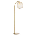 Lámpara de pie metal oro Ø30x160 cm E27 - LLLP0072