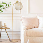 Lámpara de pie metal oro Ø30x160 cm E27 - LLLP0072