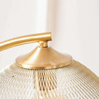 Lámpara de pie metal oro Ø30x160 cm E27 - LLLP0072