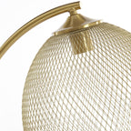 Lámpara de pie metal oro Ø30x160 cm E27 - LLLP0072