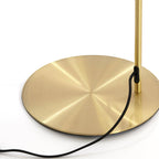 Lámpara de pie metal oro Ø30x160 cm E27 - LLLP0072