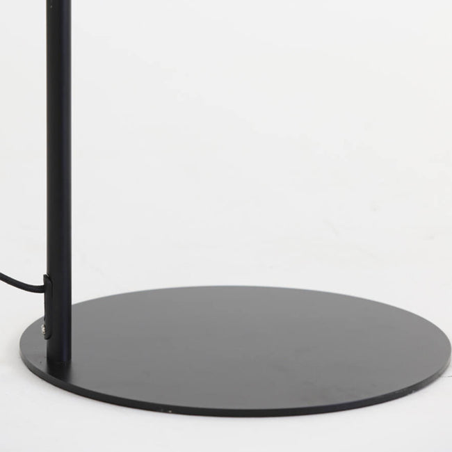 Lámpara de pie metal negro mate Ø30x37x1,55 cm E27 -  LLLP0075