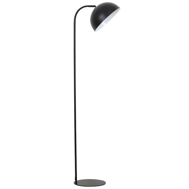 Lámpara de pie metal negro mate Ø30x37x1,55 cm E27 -  LLLP0075