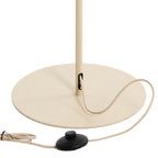 Lámpara de pie metal arena Ø20x1,33 cm E27 - LLLP0081