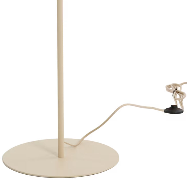 Lámpara de pie metal arena Ø20x1,33 cm E27 - LLLP0081