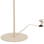 Lámpara de pie metal arena Ø20x1,33 cm E27 - LLLP0081