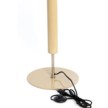 Cargar imagen en el visor de la galería, Lámpara de pie metal beige brillante, níquel Ø30x132 cm - LLLP0085
