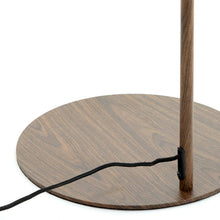 Cargar imagen en el visor de la galería, Lámpara de pie estampado madera marrón oscuro Ø28x155 cm  E27 - LLLP0087
