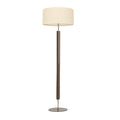 Lámpara de pie metal vison oscuro brillante niíque Ø30x132 cm E27 - LLLP0089
