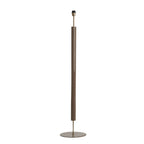Lámpara de pie metal vison oscuro brillante niíque Ø30x132 cm E27 - LLLP0089