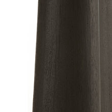 Cargar imagen en el visor de la galería, Lámpara de pie madera negro mate pantalla de tela Ø23x1,25 cm E27 - LLLP0090
