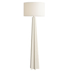 Lámpara de pie metal beige mate Ø20x124 cm E27 - LLLP0091
