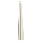 Lámpara de pie metal beige mate Ø20x124 cm E27 - LLLP0091