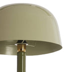 Lámpara de pie metal Ø40x155 cm verde oliva verde claro E27 - LLLP0093