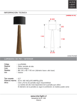 Cargar imagen en el visor de la galería, Lámpara de pie metal bronce antiguo 24x12x119 cm  E27  - LLLP0095
