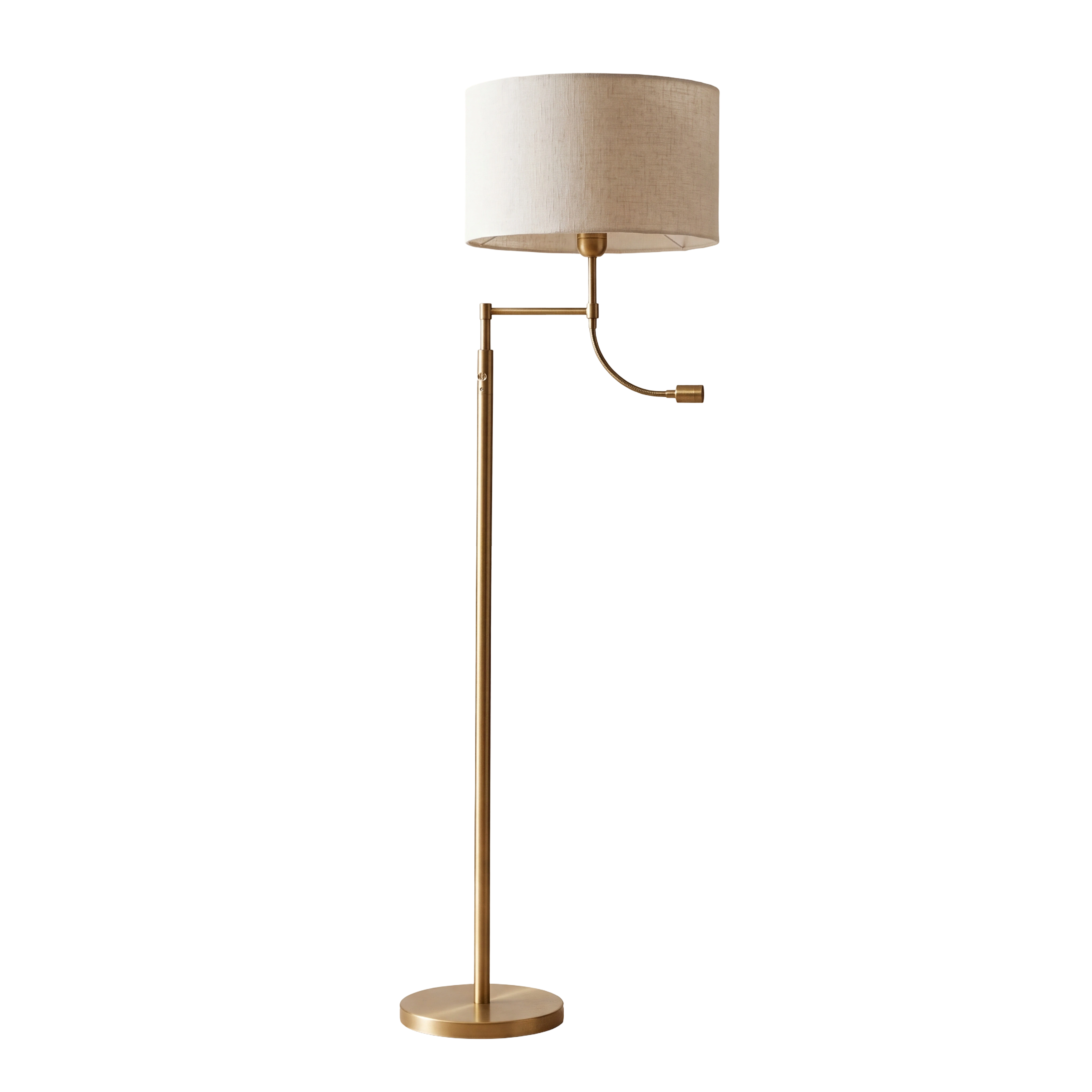 Lámpara de pie bronce antiguo Ø25x138 cm E27 3W LED - LLLP0096