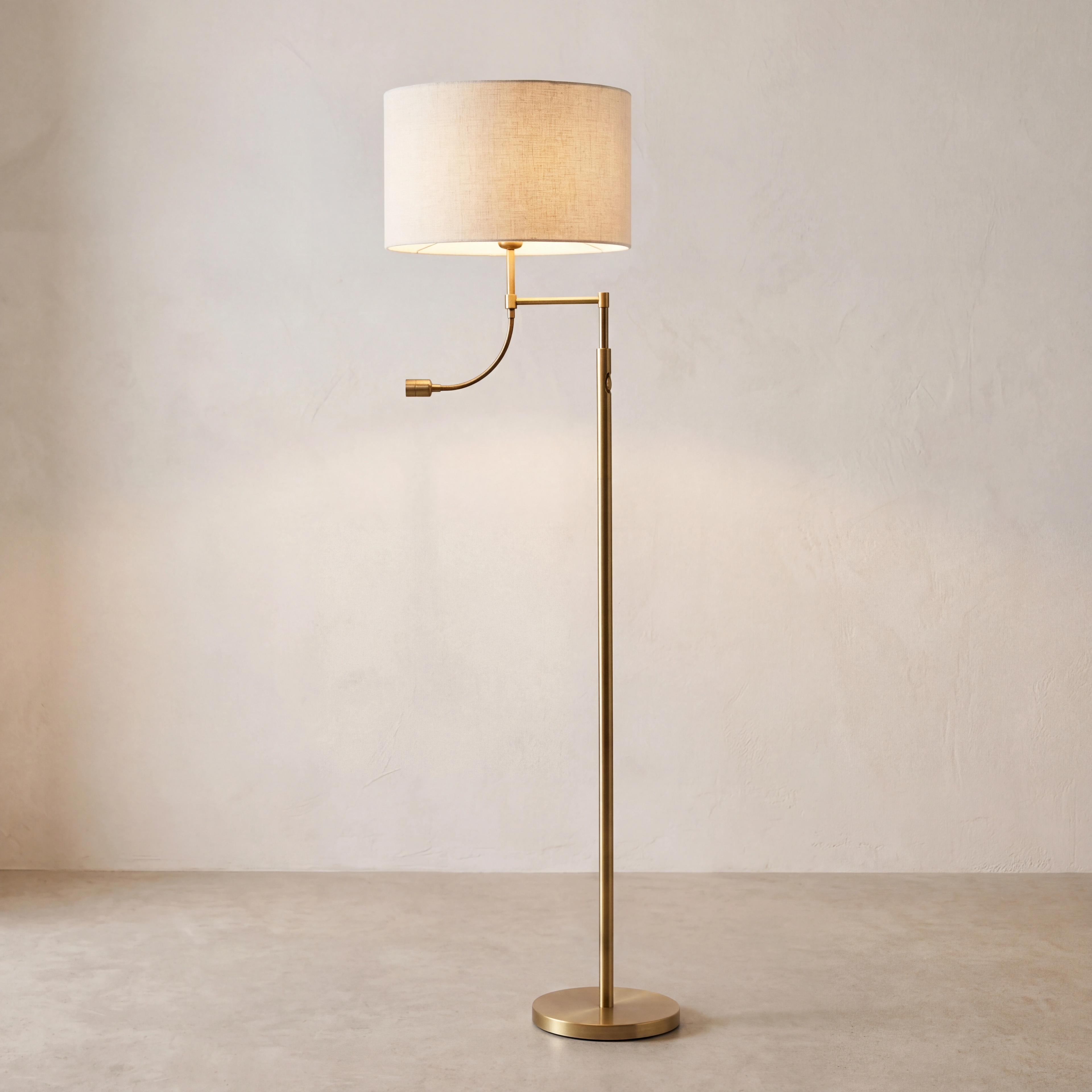 Lámpara de pie bronce antiguo Ø25x138 cm E27 3W LED - LLLP0096