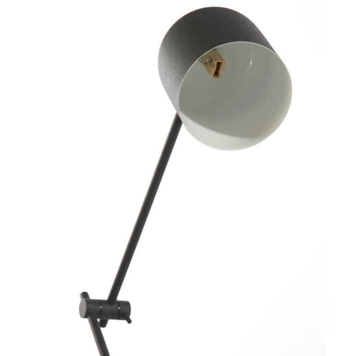 Lámpara de pie metal negro Ø25x38 cm G9 - LLLP0099