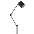 Lámpara de pie metal negro Ø25x38 cm G9 - LLLP0099
