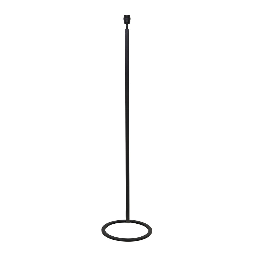 Lámpara de pie metal negro Ø36x138 E27 - LLLP0101