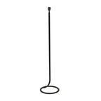Lámpara de pie metal negro Ø36x138 E27 - LLLP0101