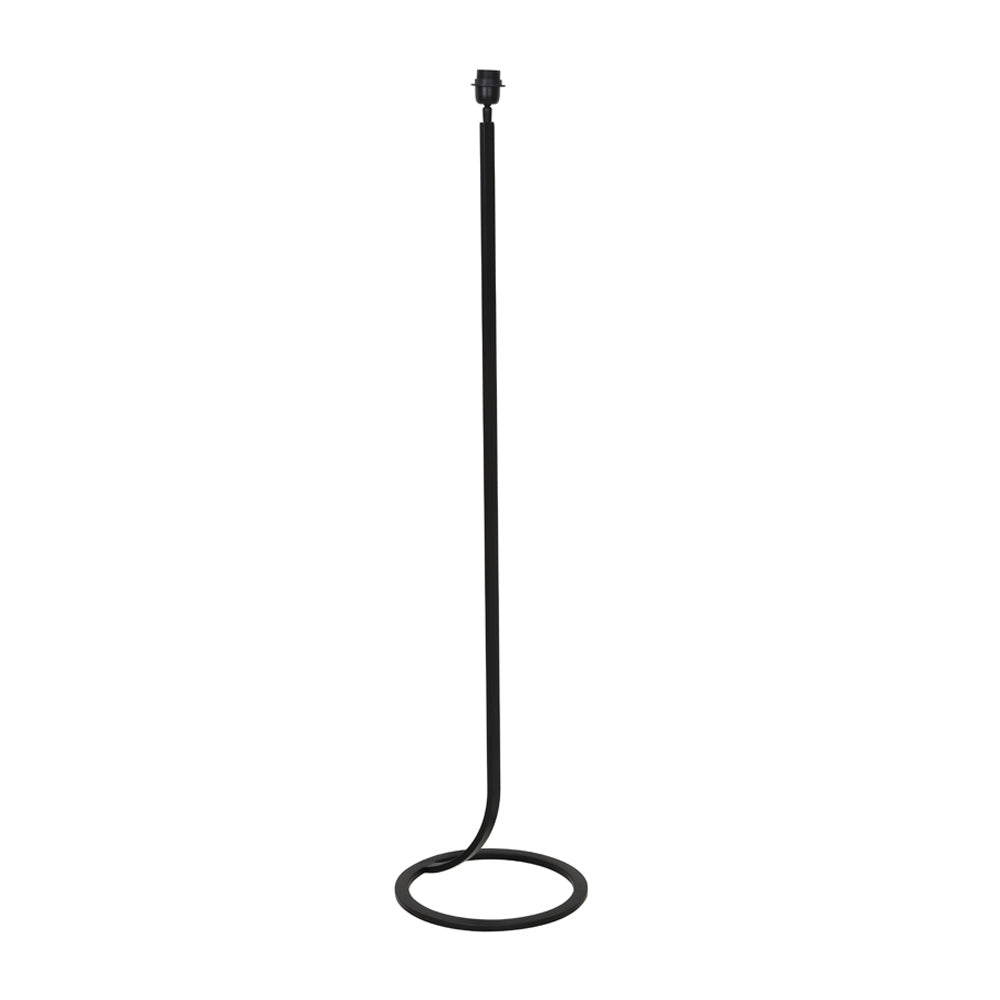 Lámpara de pie metal negro Ø36x138 E27 - LLLP0101