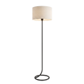 Lámpara de pie metal negro Ø36x138 E27 - LLLP0101