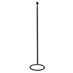 Lámpara de pie metal negro Ø36x138 E27 - LLLP0101