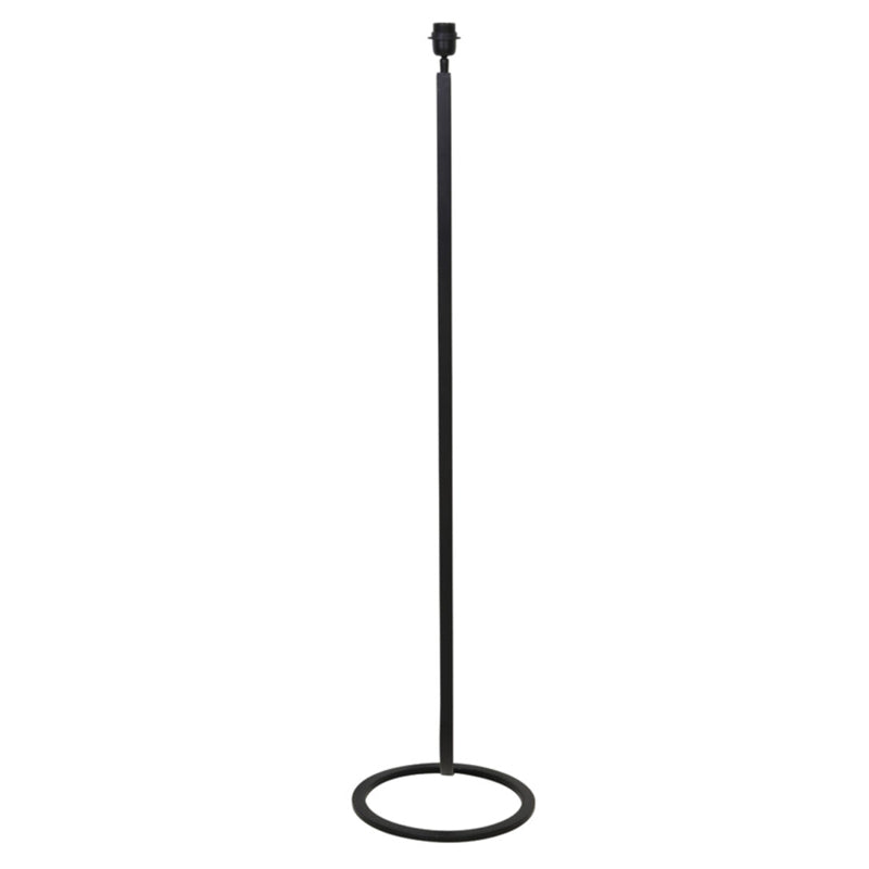 Lámpara de pie metal negro Ø36x138 E27 - LLLP0101