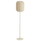 Lámpara de pie lino natural arena Ø35x165 cm E27 - LLLP0104