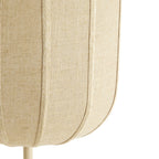 Lámpara de pie lino natural arena Ø35x165 cm E27 - LLLP0104