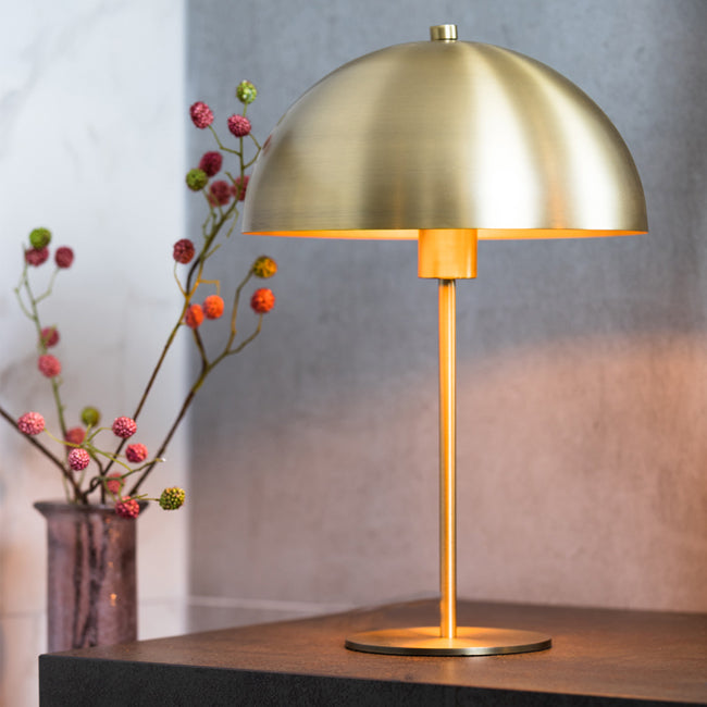 Lámpara sobremesa metal bronce Ø30x45 E27 - LLLS0257