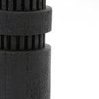 Lampara de mesa Ø15x30 cm madera negro mate E27 - LLLS0323