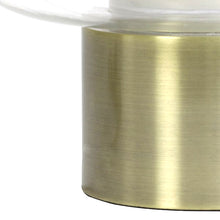 Cargar imagen en el visor de la galería, Lámpara sobremesa metal bronce vidrio transparente Ø22x43,5 cm E27 - LLLS0268
