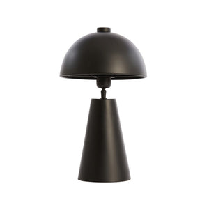 Lámpara sobremesa metal negro  Ø25x42 cm E27