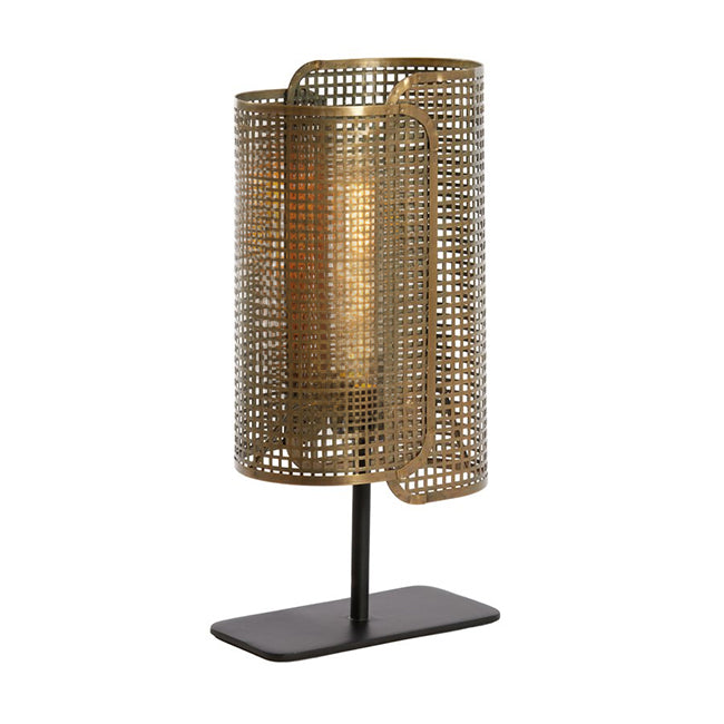 Lámpara sobremsa metal bronce negro 20x13x41 cm E27 - LLLS0285