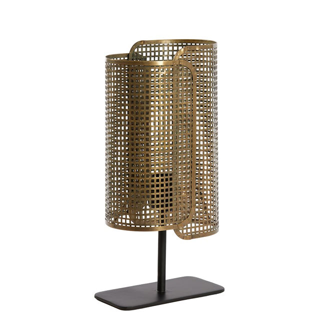 Lámpara sobremsa metal bronce negro 20x13x41 cm E27 - LLLS0285