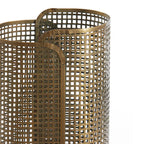 Lámpara sobremsa metal bronce negro 20x13x41 cm E27 - LLLS0285