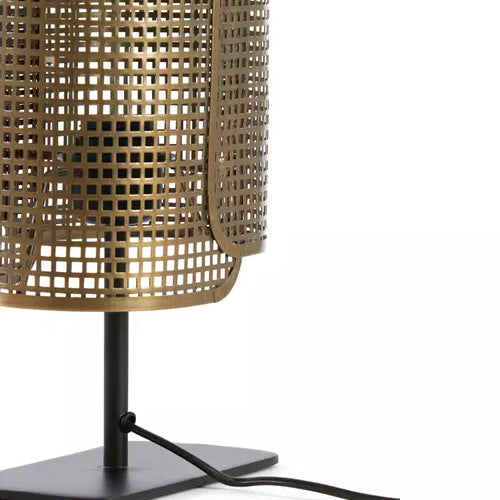 Lámpara sobremsa metal bronce negro 20x13x41 cm E27 - LLLS0285