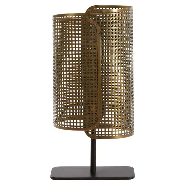 Lámpara sobremsa metal bronce negro 20x13x41 cm E27 - LLLS0285