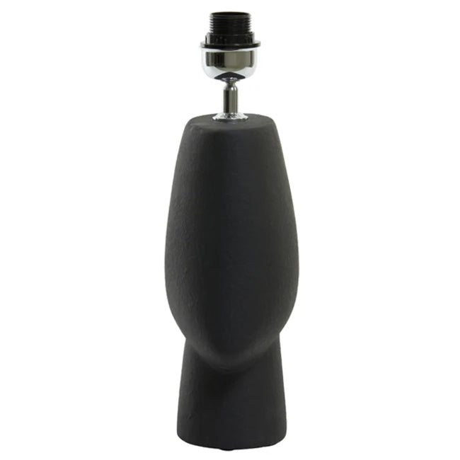 Lámpara sobremesa negro 23x13x40 cm E27 - LLLS0289