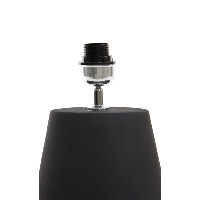 Lámpara sobremesa negro 23x13x40 cm E27 - LLLS0289