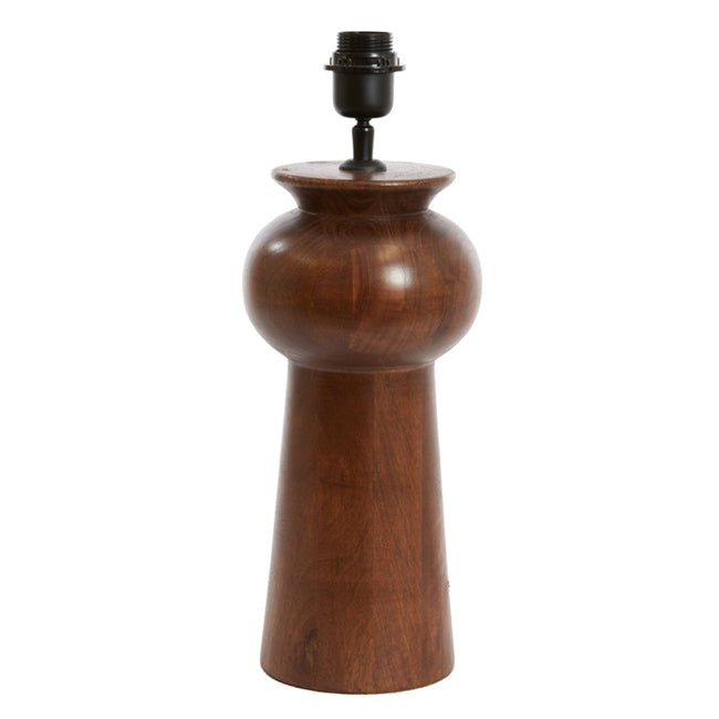 Lámpara sobremesa madera  Ø17x35 cm cm E27 - LLLS0294