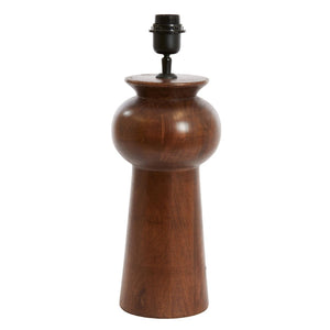 Lámpara sobremesa madera  Ø17x35 cm cm E27 - LLLS0294