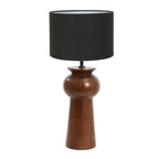 Lámpara sobremesa madera  Ø17x35 cm cm E27 - LLLS0294