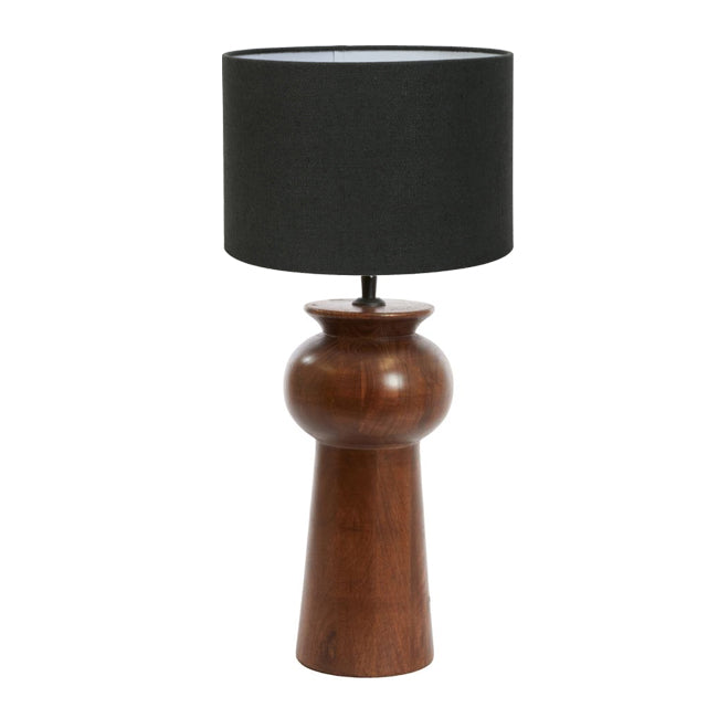 Lámpara sobremesa madera  Ø17x35 cm cm E27 - LLLS0294