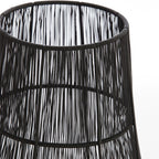 Lámpara sobremesa  metal negro Ø24x32 cm E27 - LLLS0298