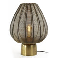 Lámpara sobremesa metal bronce envejecido Ø35x46 cm E27 - LLLS0304